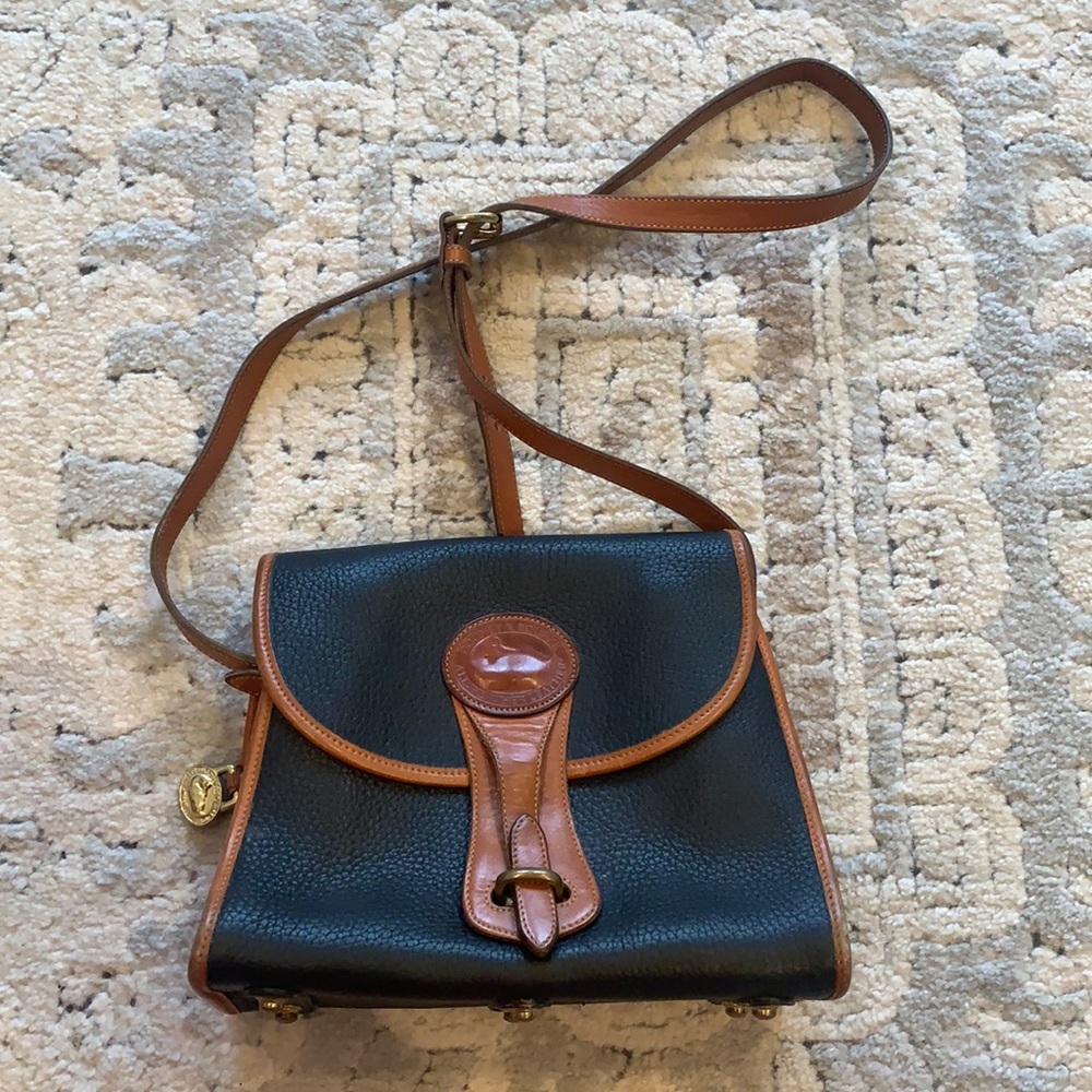 Vintage Dooney & Bourke all-weather leather crossbody purse